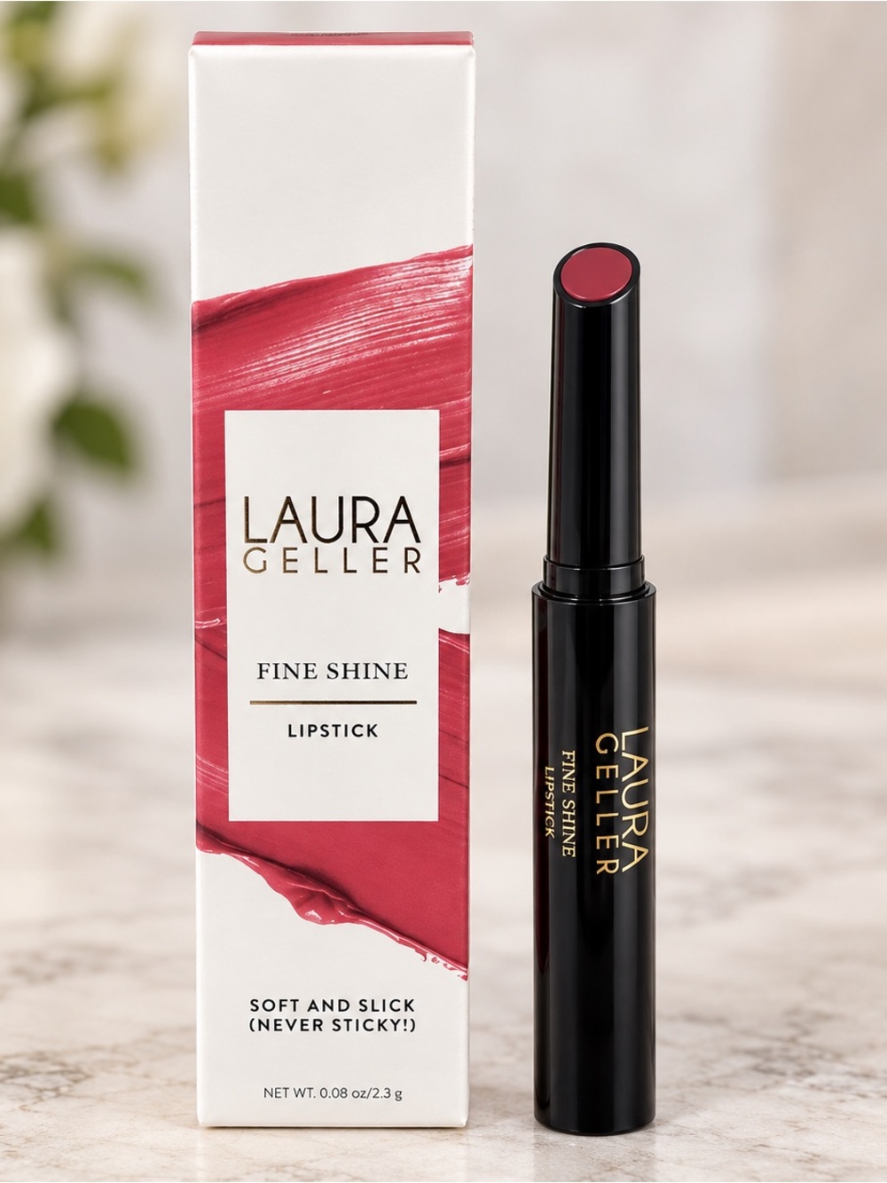 Laura Geller Fine Shine Lipstick β On The Town β NEW IN BOX
